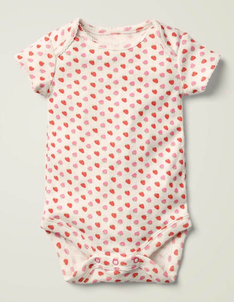 Printed Pointelle Body - Camelila Strawberry Ditsy Printed Pointelle Body - Camelila Strawberry Ditsy