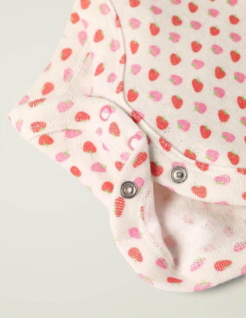 Printed Pointelle Body - Camelila Strawberry Ditsy Printed Pointelle Body - Camelila Strawberry Ditsy
