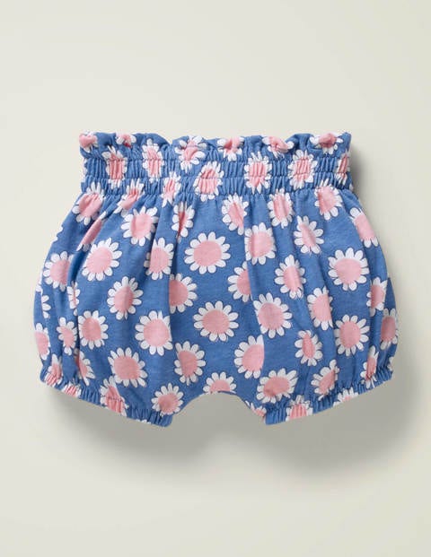 Printed Jersey Bloomer - Seascape Blue Daisy Dot Printed Jersey Bloomer - Seascape Blue Daisy Dot