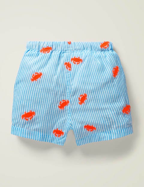 Embroidered Bathers - Surfboard Blue Baby Crabs Embroidered Bathers - Surfboard Blue Baby Crabs