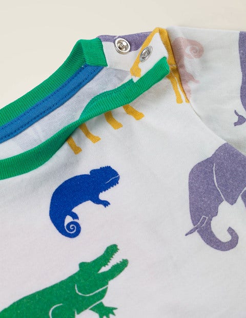 Printed Slub Jersey Play Set - Multi Jungle Friends Printed Slub Jersey Play Set - Multi Jungle Friends