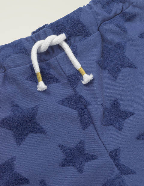 Textured Towelling Shorts - Starboard Blue Stars Textured Towelling Shorts - Starboard Blue Stars