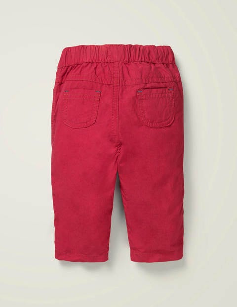 Roll-Up Pull-On Trousers - Cherry Tomato Red Roll-Up Pull-On Trousers - Cherry Tomato Red