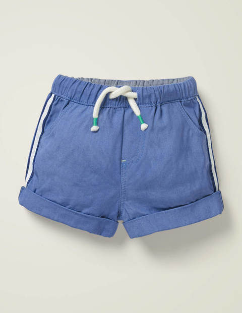 Woven Pull-on Shorts - Seascape Blue Woven Pull-on Shorts - Seascape Blue