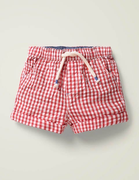Gingham Woven Shorts - Cherry Tomato Gingham Gingham Woven Shorts - Cherry Tomato Gingham