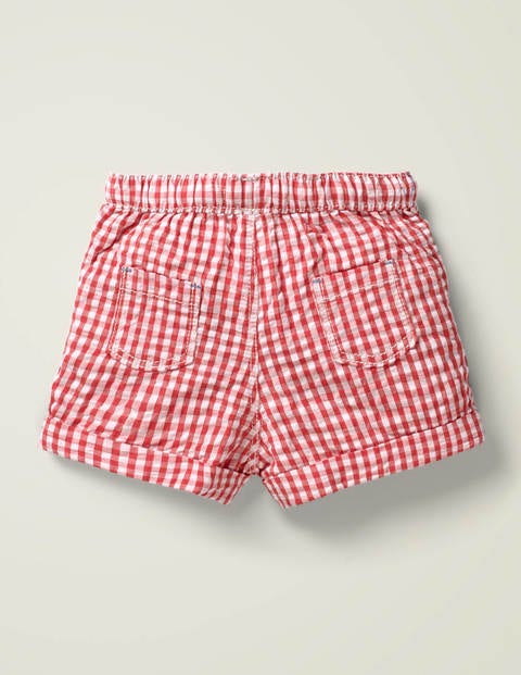 Gingham Woven Shorts - Cherry Tomato Gingham Gingham Woven Shorts - Cherry Tomato Gingham