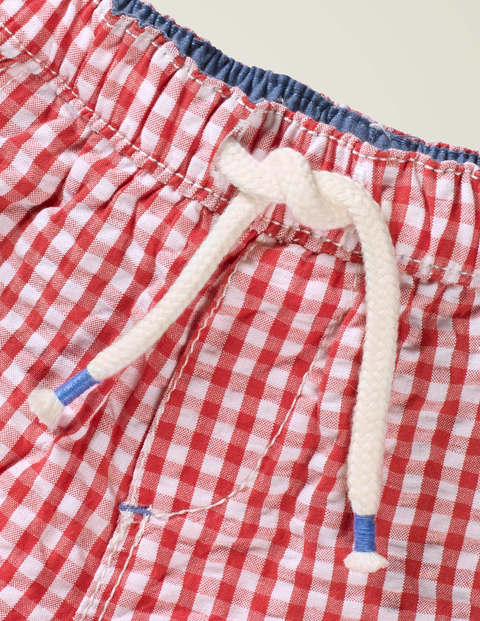 Gingham Woven Shorts - Cherry Tomato Gingham Gingham Woven Shorts - Cherry Tomato Gingham