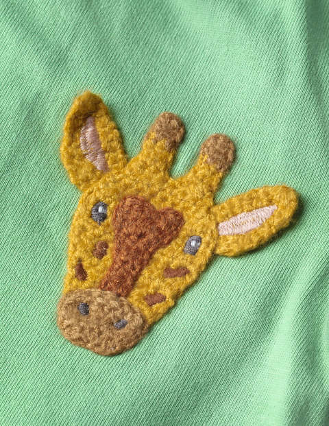 Crochet Animal T-Shirt - Frogs Leg Green Giraffe Crochet Animal T-Shirt - Frogs Leg Green Giraffe