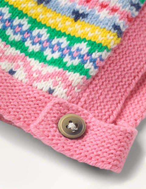 Fair Isle Knitted Bonnet - Fair Isle Multi Fair Isle Knitted Bonnet - Fair Isle Multi