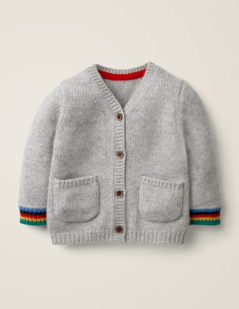 grey marl cardigan
