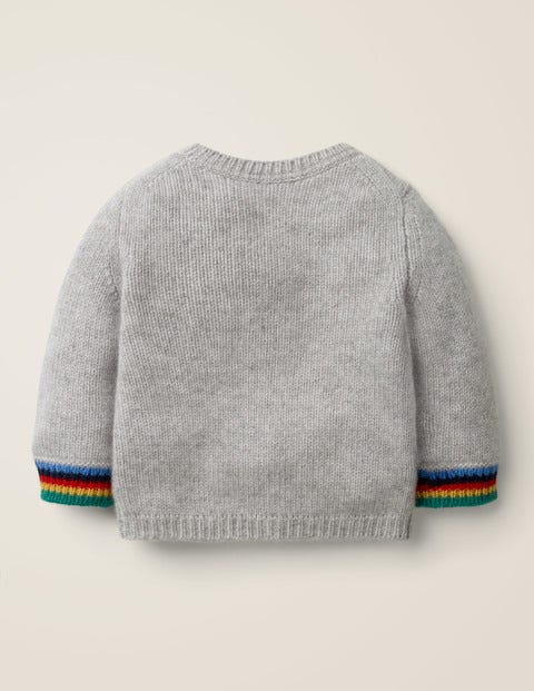 Cashmere Cardigan - Grey Marl Cashmere Cardigan - Grey Marl