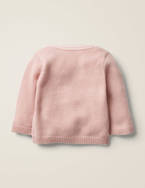 Cashmere Heart Jumper - Chalky Pink Heart Cashmere Heart Jumper - Chalky Pink Heart
