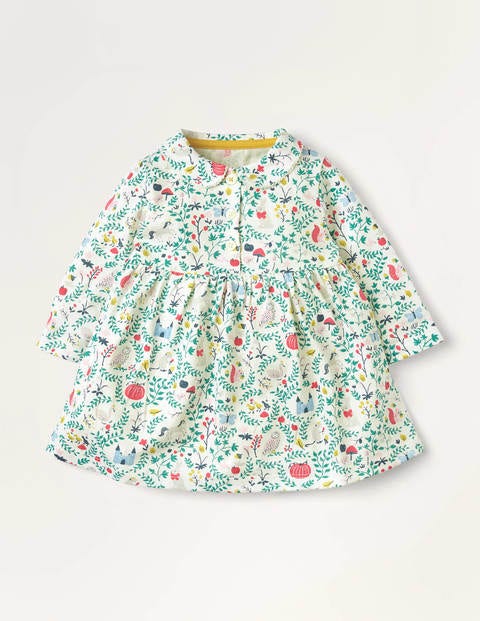 Robe en jersey avec col - Livre de contes ivoire Robe en jersey avec col - Livre de contes ivoire