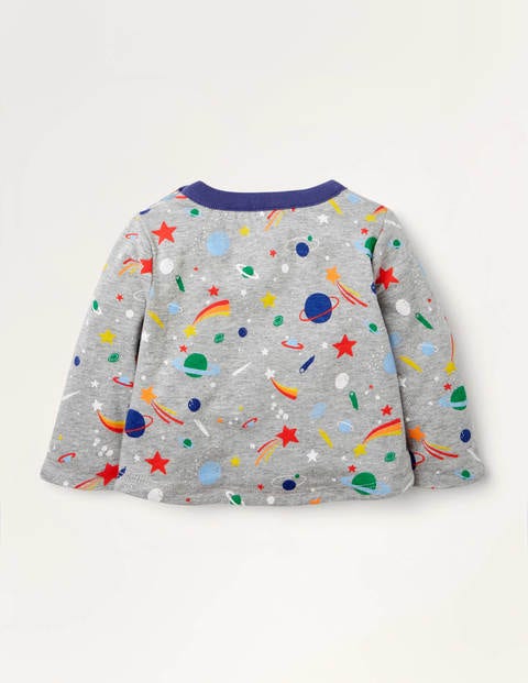 Reversible T-shirt - Grey Marl Mini Space Reversible T-shirt - Grey Marl Mini Space