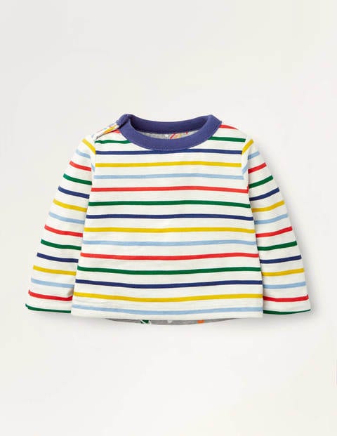 Reversible T-shirt - Grey Marl Mini Space Reversible T-shirt - Grey Marl Mini Space