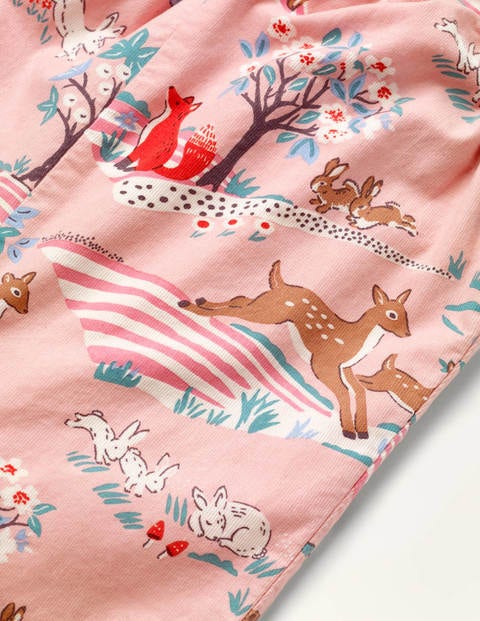 Printed Overalls Set - Multi Woodland Scene Printed Overalls Set - Multi Woodland Scene