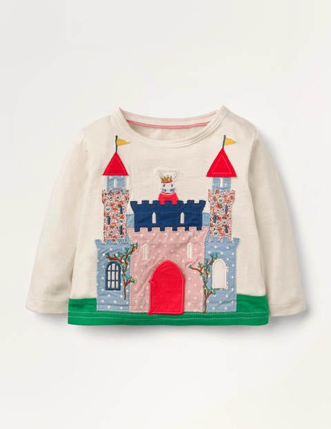 Peekaboo Flap T-shirt - Ivory Castle Peekaboo Flap T-shirt - Ivory Castle