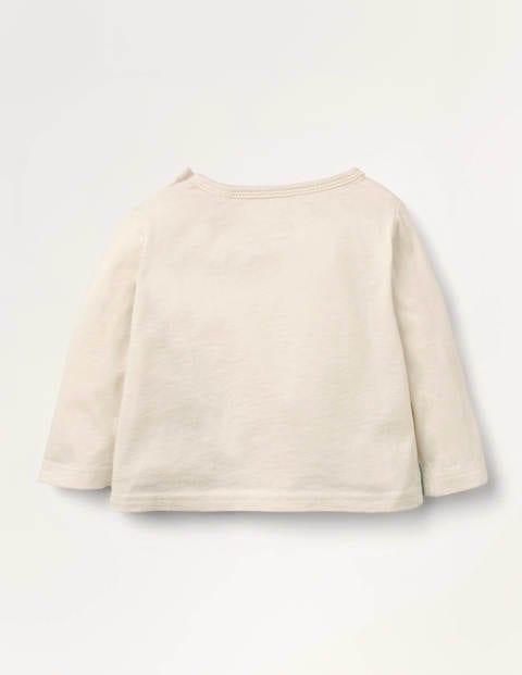 Peekaboo Flap T-shirt - Ivory Castle Peekaboo Flap T-shirt - Ivory Castle