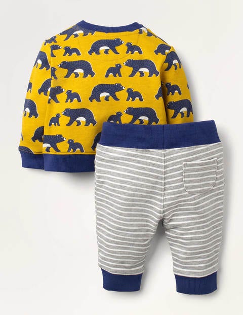 Cosy Sweatshirt & Bottom Set - Honeycomb Baby Bears Cosy Sweatshirt & Bottom Set - Honeycomb Baby Bears