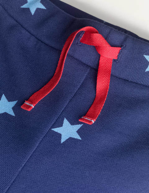 Gemusterte Jogginghose mit verstärkter Kniepartie - Segelblau/Eisblau, Stern Gemusterte Jogginghose mit verstärkter Kniepartie - Segelblau/Eisblau, Stern