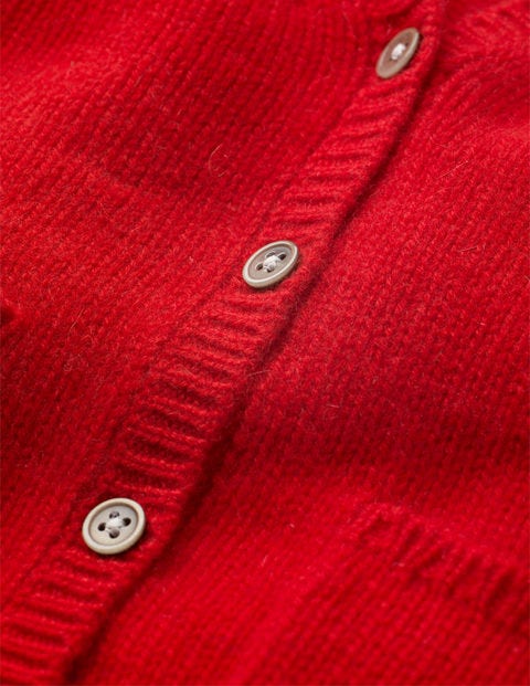 Kaschmircardigan - Rockabilly-Rot Kaschmircardigan - Rockabilly-Rot