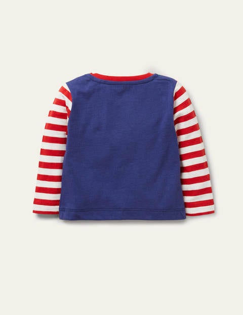 T-shirt Maison avec rabats à soulever - Maison bleu tribord T-shirt Maison avec rabats à soulever - Maison bleu tribord