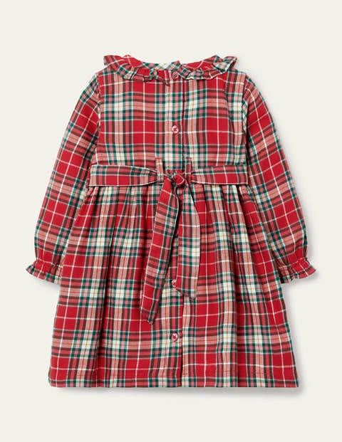 Woven Check Smocked Dress - Rockabilly Red Woven Check Smocked Dress - Rockabilly Red