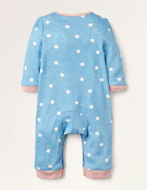 Christmas Robin Romper - Frosted Blue/Ivory Robins Christmas Robin Romper - Frosted Blue/Ivory Robins