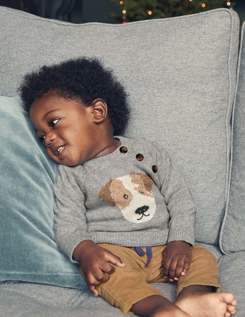 Cashmere Sprout Dog Jumper - Grey Marl Cashmere Sprout Dog Jumper - Grey Marl