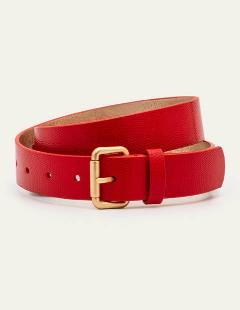 Classic Buckle Belt - Red Lizard Classic Buckle Belt - Red Lizard
