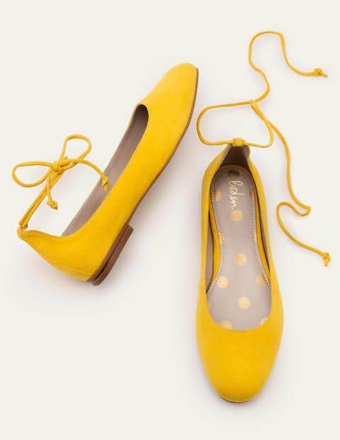 Effie Ballerinas mit Knöchelriemchen - Maisgelb Effie Ballerinas mit Knöchelriemchen - Maisgelb