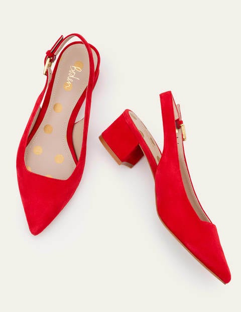 red slingback shoes uk