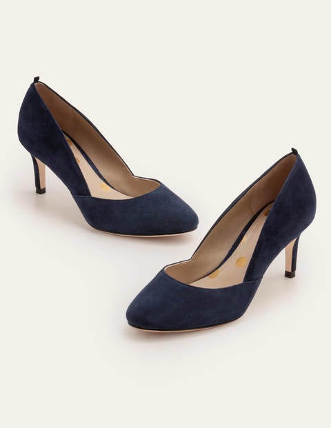 Edie Mid Heels - Navy Edie Mid Heels - Navy