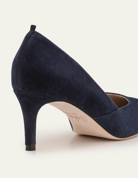 Edie Mid Heels - Navy Edie Mid Heels - Navy