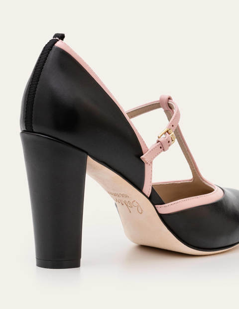 boden black heels