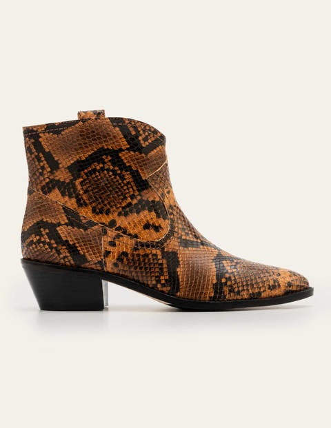 Bottines Allendale - Serpent camel Bottines Allendale - Serpent camel