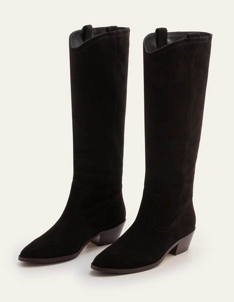 Allendale Knee High Boots - Black