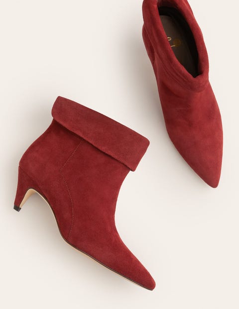 Haddington Ankle Boots - Maroon Haddington Ankle Boots - Maroon