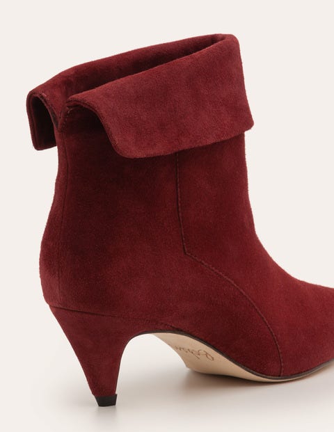 Haddington Ankle Boots - Maroon Haddington Ankle Boots - Maroon