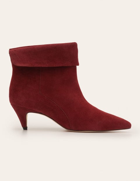 Haddington Ankle Boots - Maroon Haddington Ankle Boots - Maroon