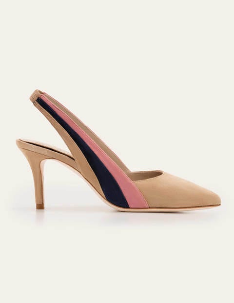 Louisa Riemchenpumps - Kamelbraun, Bunt Louisa Riemchenpumps - Kamelbraun, Bunt