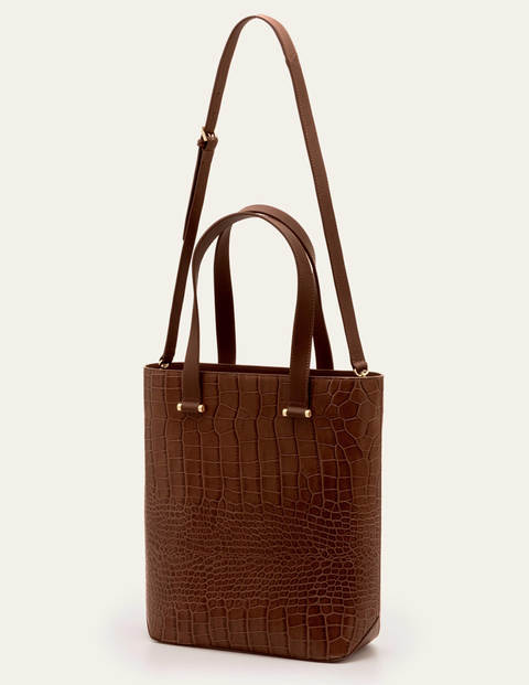 Juliet Tote - Mahogany Croc Juliet Tote - Mahogany Croc