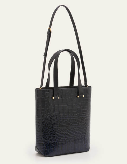 Juliet Tote - Navy Croc Juliet Tote - Navy Croc