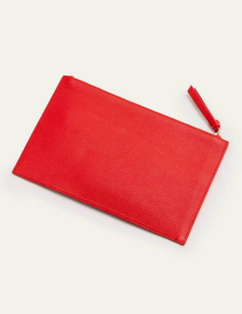Grande pochette Keepsake - Guépard naturel/rouge Grande pochette Keepsake - Guépard naturel/rouge