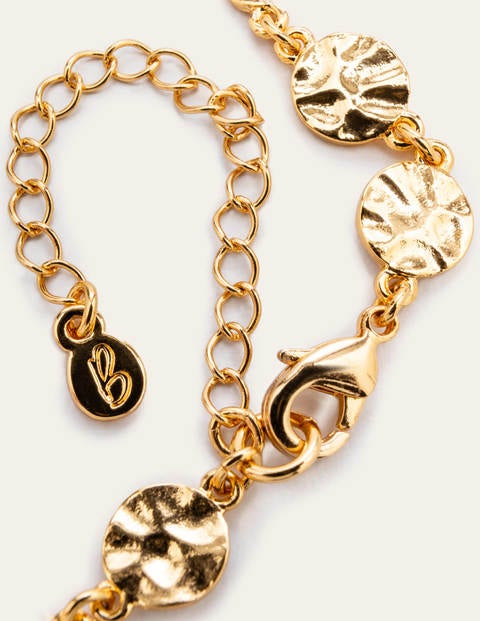 Kurze Kette mit kleinen Scheiben - Gold-Metallic Kurze Kette mit kleinen Scheiben - Gold-Metallic