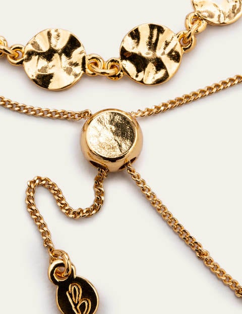 Mini Disc Bracelet - Gold Metallic Mini Disc Bracelet - Gold Metallic