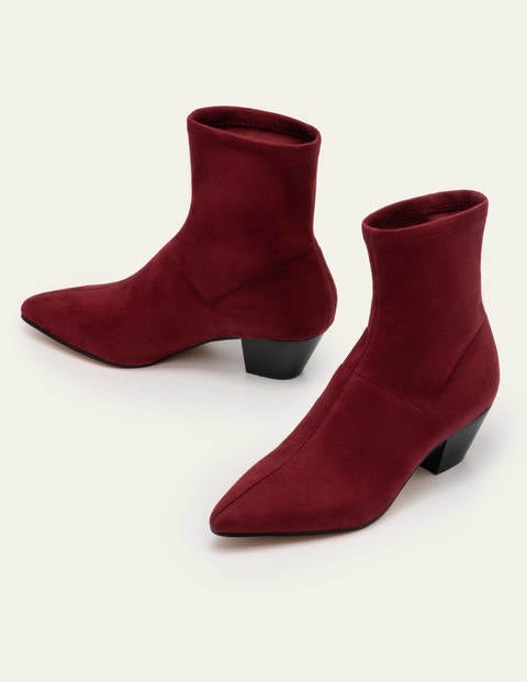 Western Stretch Boots - Maroon Western Stretch Boots - Maroon