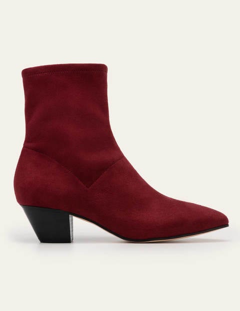 Western Stretch Boots - Maroon Western Stretch Boots - Maroon