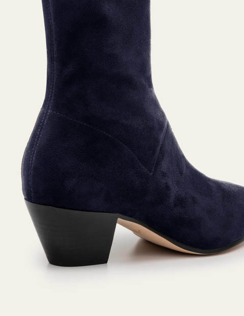Western Stretch Boots - Navy Western Stretch Boots - Navy