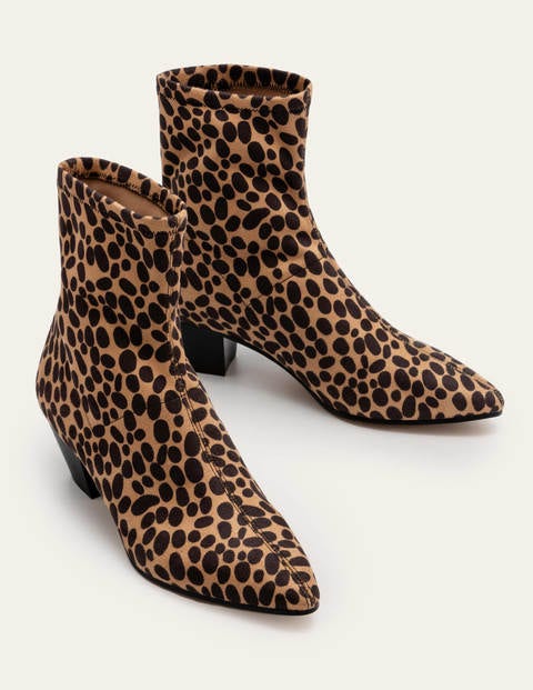 Western Stretch Boots - Natural Cheetah Western Stretch Boots - Natural Cheetah